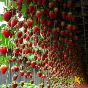 Клубника ампельная Анастасия купить по цене от 370р. в интернет-магазине «Посадика» с доставкой почтой в в Видноее и по всей России – [изображение №1].